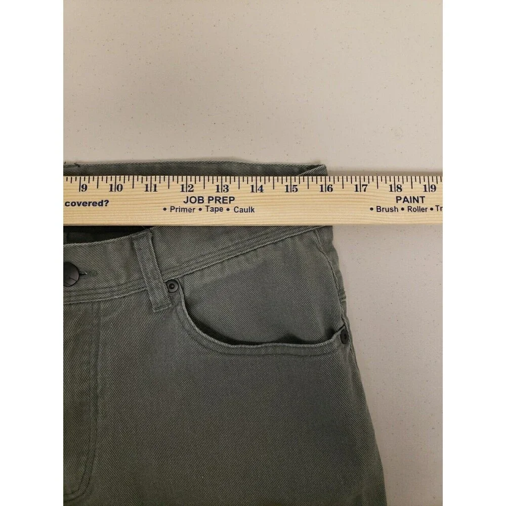 Forever 21 Men's Size 34x30 Green Skinny Leg Cotton Blend Stretch Jeans Country